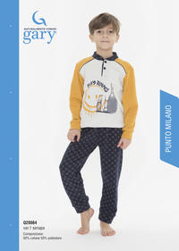 BOY'S PAJAMAS M/L Q30084 Tellini S.r.l. Wholesale Clothing